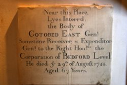 Memorial stone inside the Cathedral Wallpaper