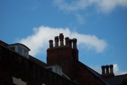 Very Cool English Chimneys Wallpaper