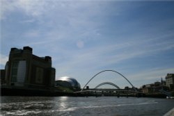 Gateshead Millennium, Tyne Bridges, The Sage and The Baltic. Wallpaper