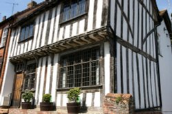 Timber framed house Wallpaper