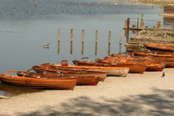 Rowing boats for hire Wallpaper