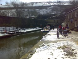 Entrance to Standedge Tunnel Wallpaper