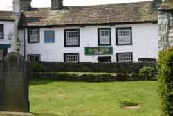 The Sun Inn from the churchyard