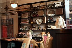 drapers shop in Newarke Houses Museum Wallpaper