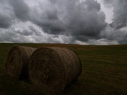 Stormy sky over Radclive, near Buckingham