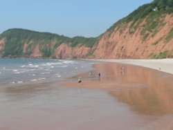 Sidmouth beach Wallpaper