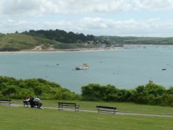 Looking across the River Camel towards Rock Wallpaper