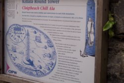 Killala Round Tower Interpretive Sign