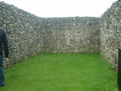 Norman castle ruins Salisbury Wallpaper