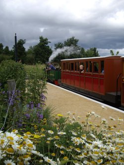 The train at Evesham Vale picnic area