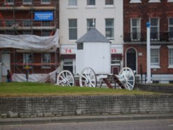 old bathing hut Wallpaper