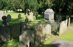 The Wordsworth family plot in the graveyard at Grasmere Church. Wallpaper
