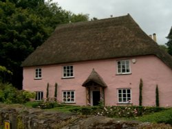 Rose Cottage at Cockington. Wallpaper
