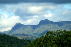 Langdale Pikes. Wallpaper