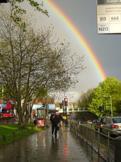 The rainbow after the rain