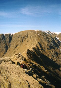 Approaching Hellvelyn via Striding Edge