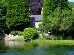 View across the river Wye