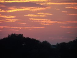 the sky at night