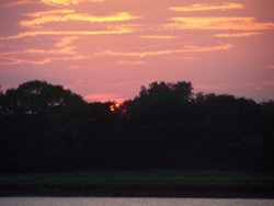 THE SETTING SUN