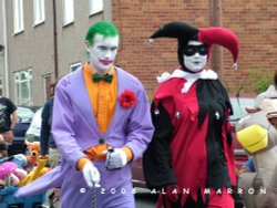 Byers Green Village Carnival 2008 - The Joker & Harley Quinn