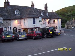 The Greyhound Inn Corfe Wallpaper