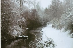 Pool River in Snow