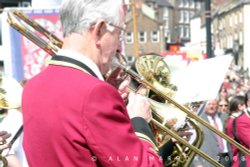 Spennymoor Heritage Banner at Durham Miners Gala 2008 Wallpaper