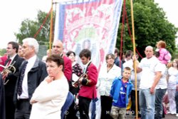 Spennymoor Heritage Banner at Durham Miners Gala 2008 Wallpaper