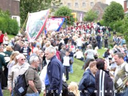 Spennymoor Heritage Banner at Durham Miners Gala 2008 Wallpaper