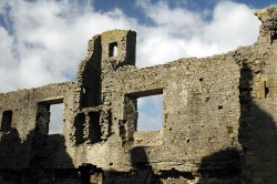 Middleham Castle in March 2008