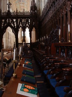Choir stalls of Ely Cathedral