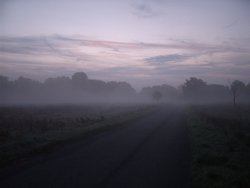 September dawn over Wingfield Green