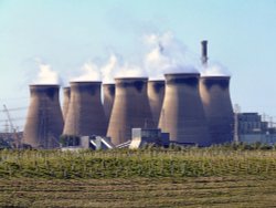 Ferrybridge power station.