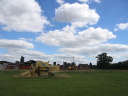 On a walk around the fields of Weston-on-the-Green, Oxfordshire Wallpaper