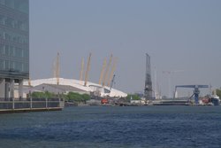 The O2 Millenium Dome taken from nearby Canary Wharf Wallpaper