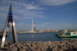 Spinnaker Tower at Gunwharf Quay Wallpaper