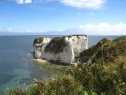 Old Harry's rocks near Studland Wallpaper