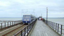 Pier Train Wallpaper