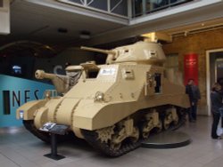 Imperial War Museum, London. Monty's tank. Wallpaper