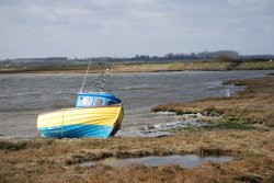 A little boat in blustery Aldeburgh! Wallpaper