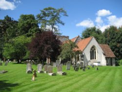 The Church in Turville Wallpaper
