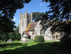 The Church in Hambleden Wallpaper
