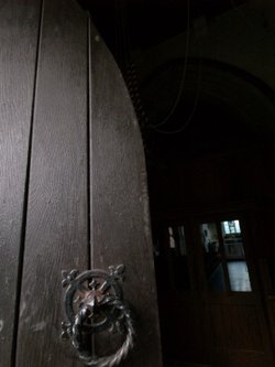 Church door, Steeple Claydon, Bucks