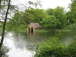 The Boat House at Dudmaston Hall Wallpaper