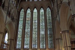 Original 12th Century Windows in York Minster