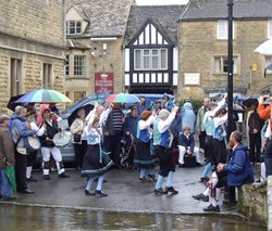 Clog Dancing in the Rain Wallpaper