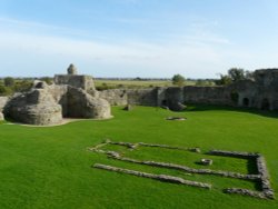 Pevensey Castle Wallpaper