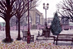 The old fountain, Market Place