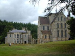 Brinkburn Priory and Manor House Wallpaper