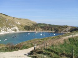 Lulworth Cove Wallpaper